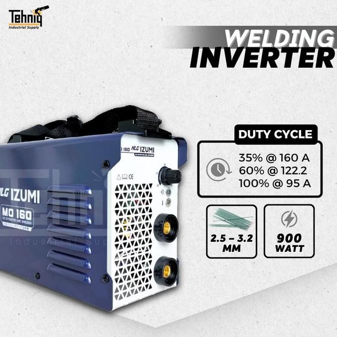 MESIN LAS LISTRIK / TRAFO LAS 900 WATT IZUMI MO 160 INVERTER WELDING