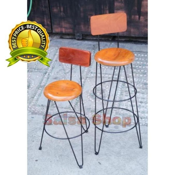 kursi cafe sandar 75cm kursi bar kursi kafe kursi cafe besi murah