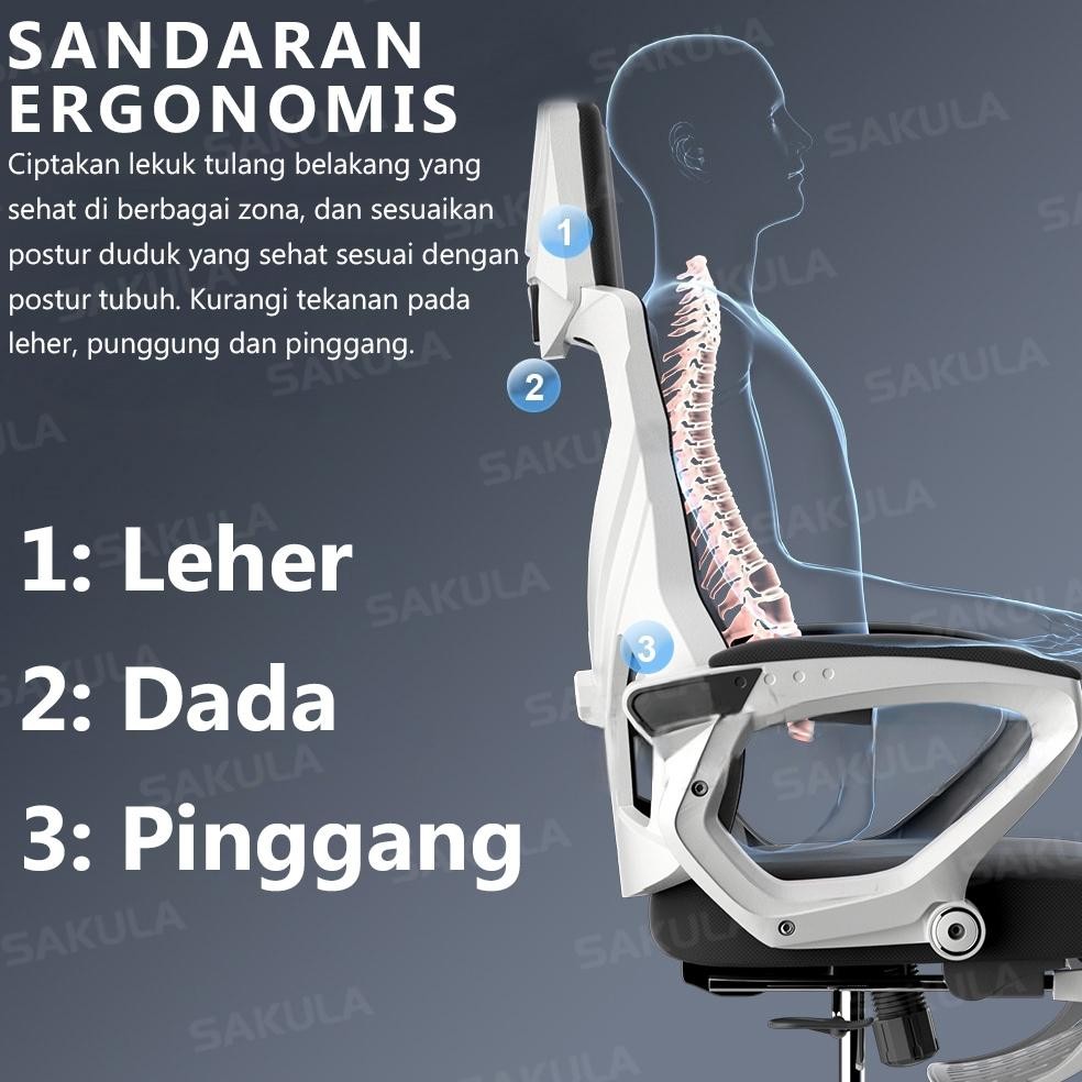 Weyon Sakura Kursi Belajar Sandaran Kursi Kantor Kursi Ergonomis (819)
