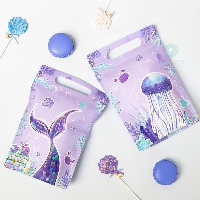 

Bis 10 Pcs Tas Permen Ekor Putri Duyung Berdiri Tas Kantong Tas Ziplock Untuk Pesta Ulang Tahun Dekorasi