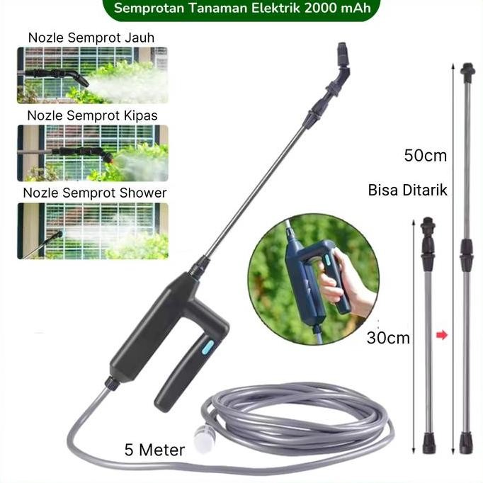 Semprotan Tanaman Hama Pertanian Portable Baterai 2000 Mah Alat Pertanian