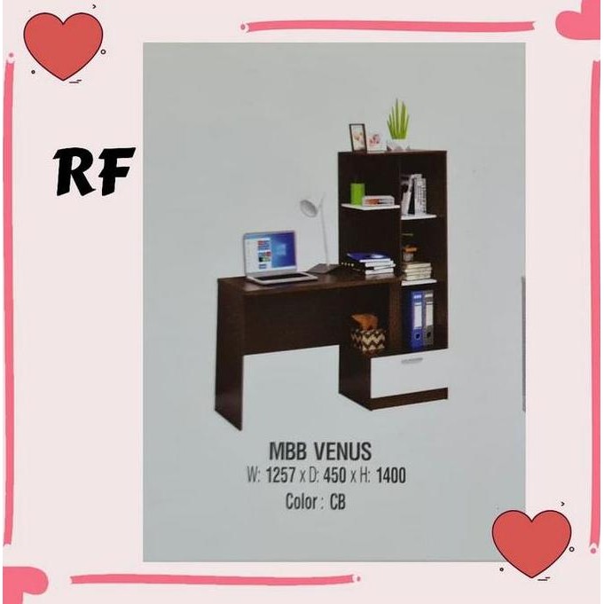 RF - MEJA BELAJAR KERJA MINIMALIS - MBB VENUS