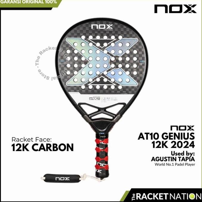 Nox At10 Genius 12K Agustin Tapia 2024 | Racket Padel Nox At10 | Carbon 12K