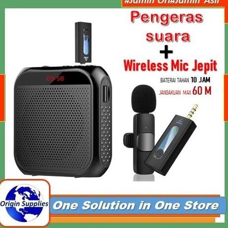 Pengeras Suara Megaphone Presentasi Portable Speaker Mic wireless Jepi