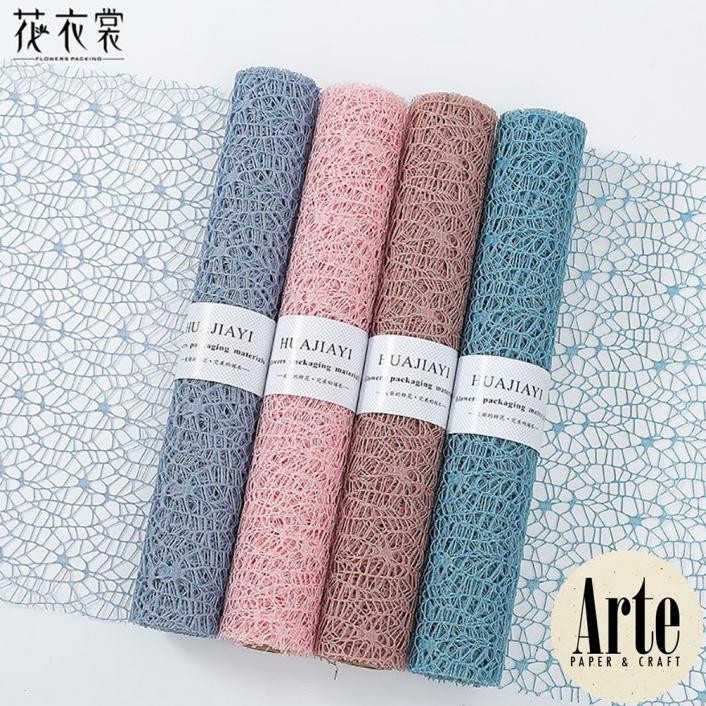 

1 Roll Spider Mesh Kertas Buket Korea Pembungkus Bunga Flower Wrapping Paper Kado Roll Arte Grosir Jakarta P.THW Nugi