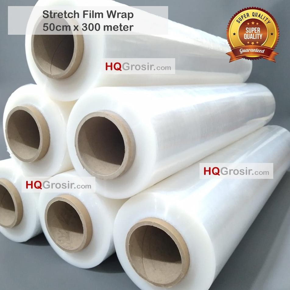 

Plastik Wrapping Stretch Film Packing 50cm x 300Meter Nugi