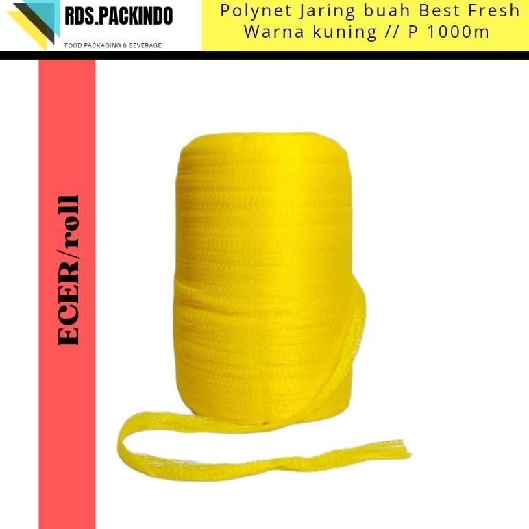 Terlaris Polynet Jaring Buah Best Fresh 1000M (Kuning) // Ecer