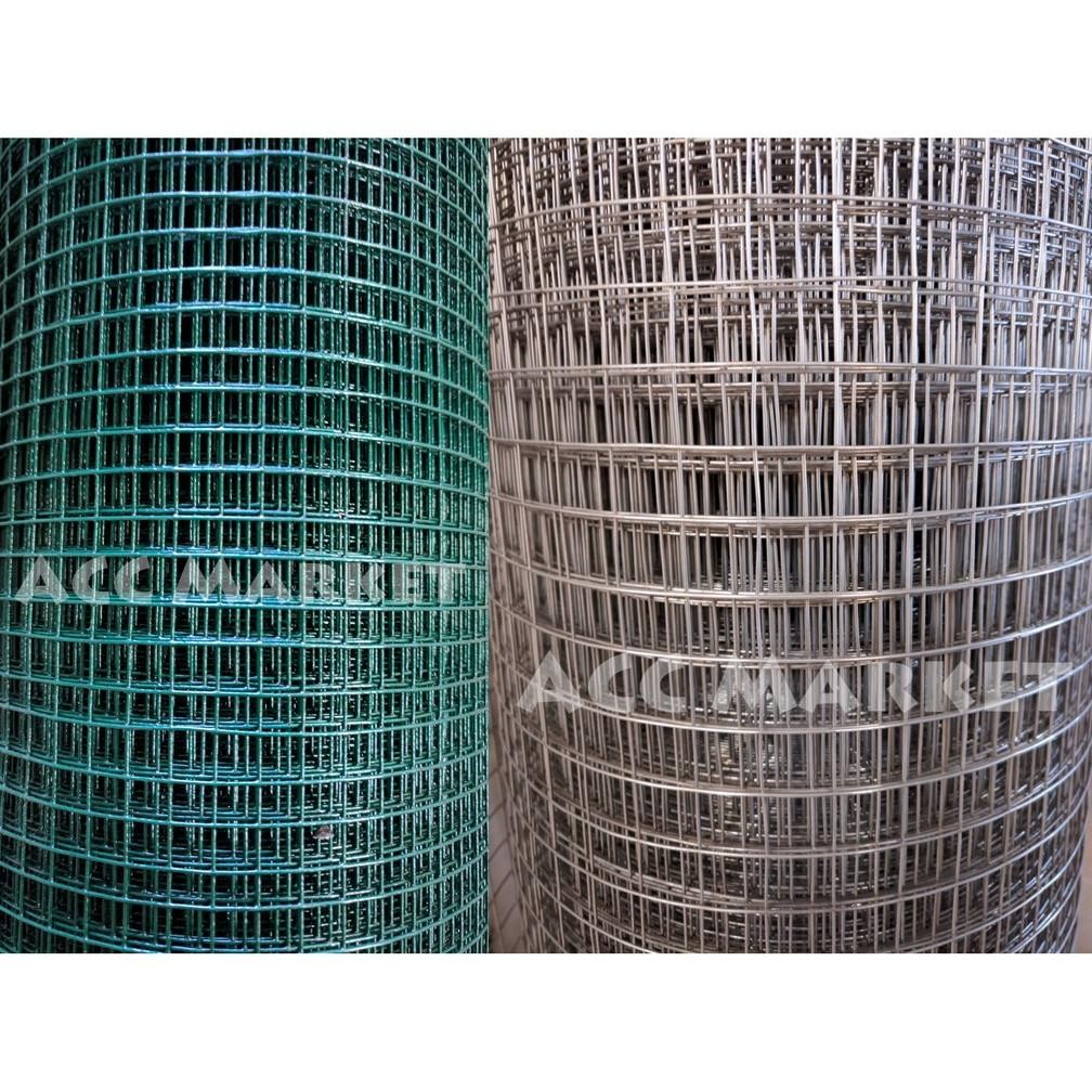 Terlaris Kawat Loket Lubang 1/2 Inch Putih Galvanis Hijau Anti Karat Ram Sangkar Kandang
