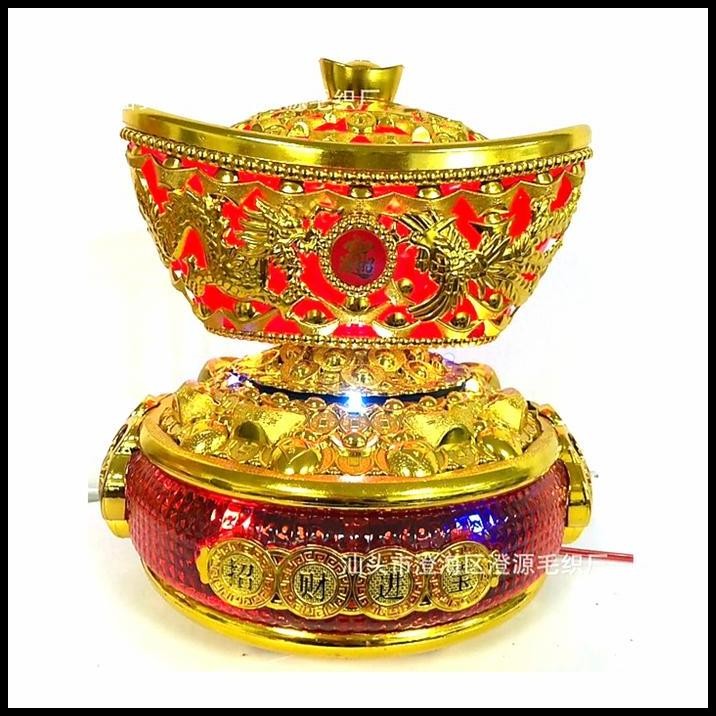 Lampu Duid Putar Musik Kado Hiasan Imlek Murah Pajangan Hoki - YENPAO