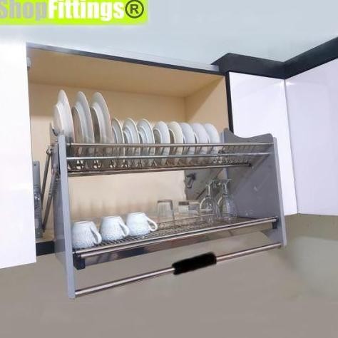 BEBAS ONGKIR - Vitco XC 26260 26290 Rak Keranjang Penata Piring Stainless Steel  Rak Piring Lift unt