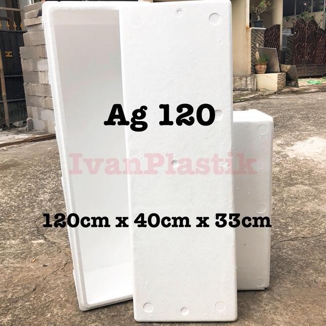 

NEW STYROFOAM AG 120 BOX PANJANG KHUSUS GOJEK GRAB INSTANT
