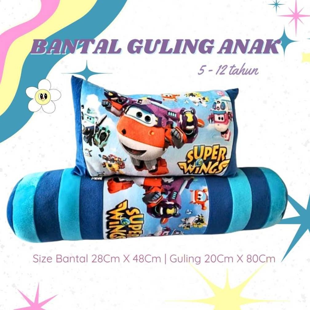 BANTAL GULING ANAK JUMBO UNTUK USIA 5 TAHUN  KEATAS SAMPAI 12 TAHUNAN/MOTIF KARAKTER /BAHAN HALUS
