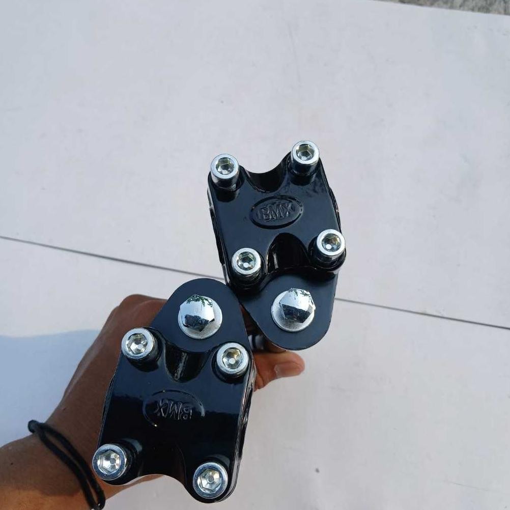 Stem Adaptor Stang Sepeda BMX Kunci L / Handlepost