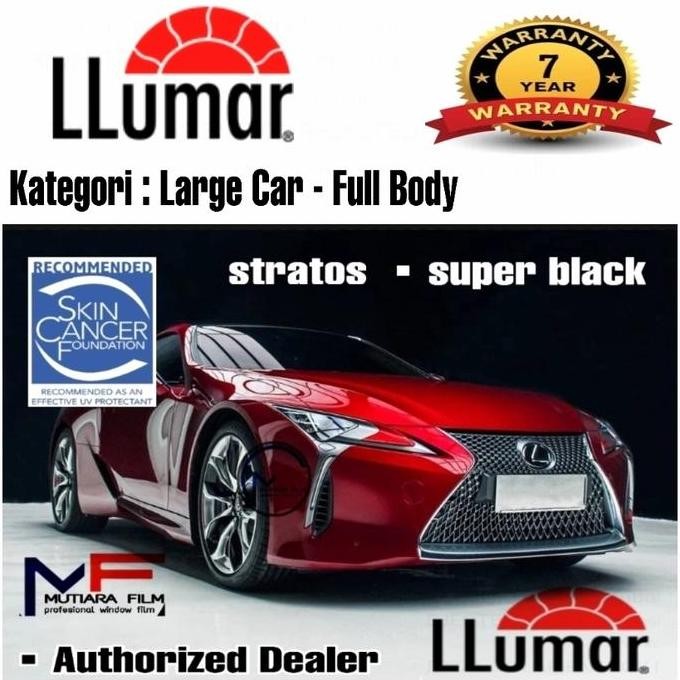 Llumar Stratos + Super Black / Large Car / Full Body