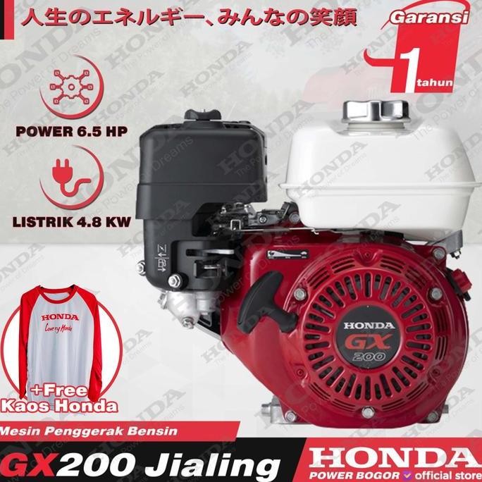 Honda Mesin Penggerak Serbaguna Gx 200 Jialing 6.5 Hp Bensin Gx200