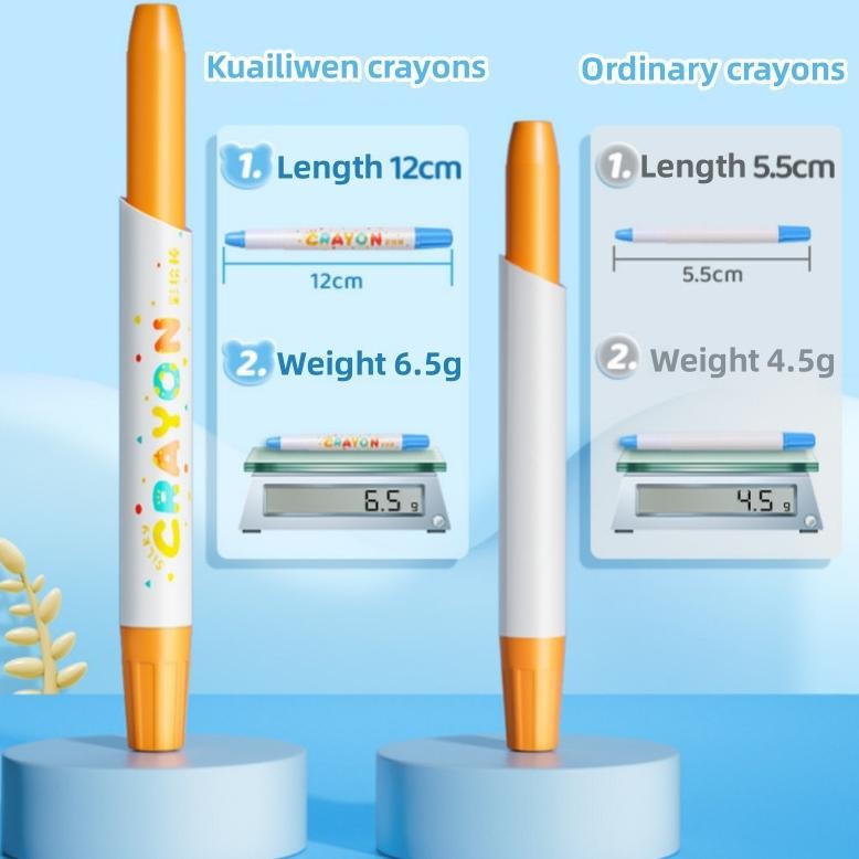 

Special Free BrushReady Stock One+One Crayon Putar Washable Silky Crayon 24/36/48 Warna Colorful Bucket Krayon Mewarnai Alat Warna Set Anak Wipe and Clean ,.