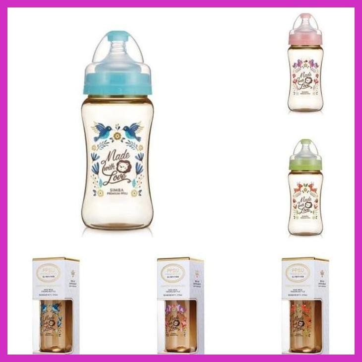 DISCOUNT SIMBA DOROTHY PREMIUM PPSU WIDE NECK FEEDING BOTTLE 270ML - BOTOL SUSU PREMIUM  QUALITY FAS