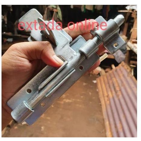 Grendel pagar besi gembok, slot samping pintu, gebyog,pagar, slot omni