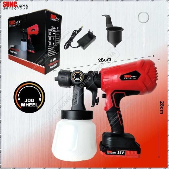Spray Gun Cordless Mesin Cat Baterai SUNC TOOLS
