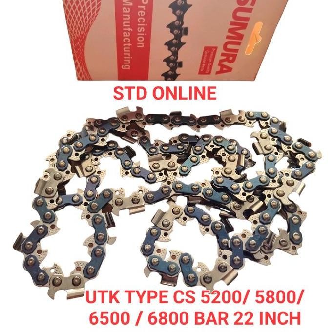 RANTAI CHAINSAW SUMURA CS 5200-6800 SUMURA 3/8 22IN 76MATA