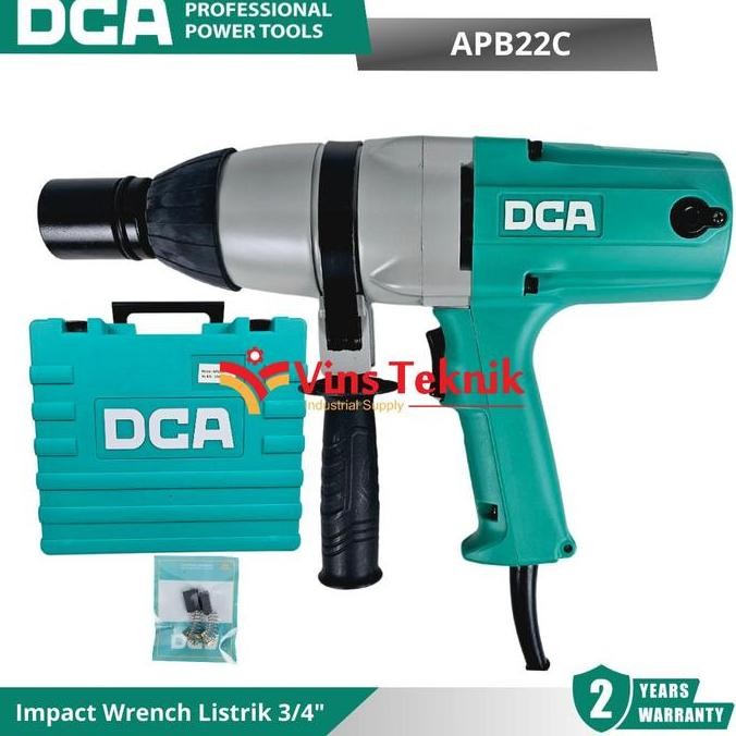 DCA APB22C Mesin Pembuka Baut Listrik Electric Impact Wrench 3/4" APB22
