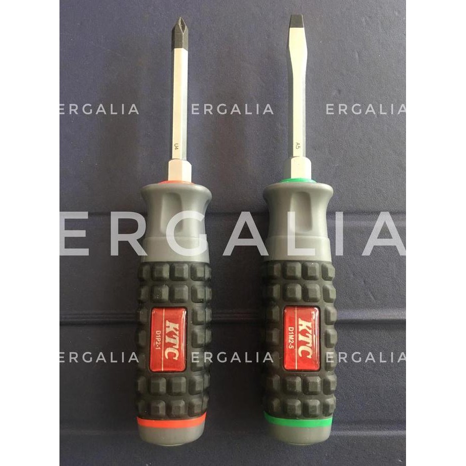KTC D1P2-1 (+) / D1M2-5 (-) Screwdriver Obeng Ketok Ori Jepang Japan