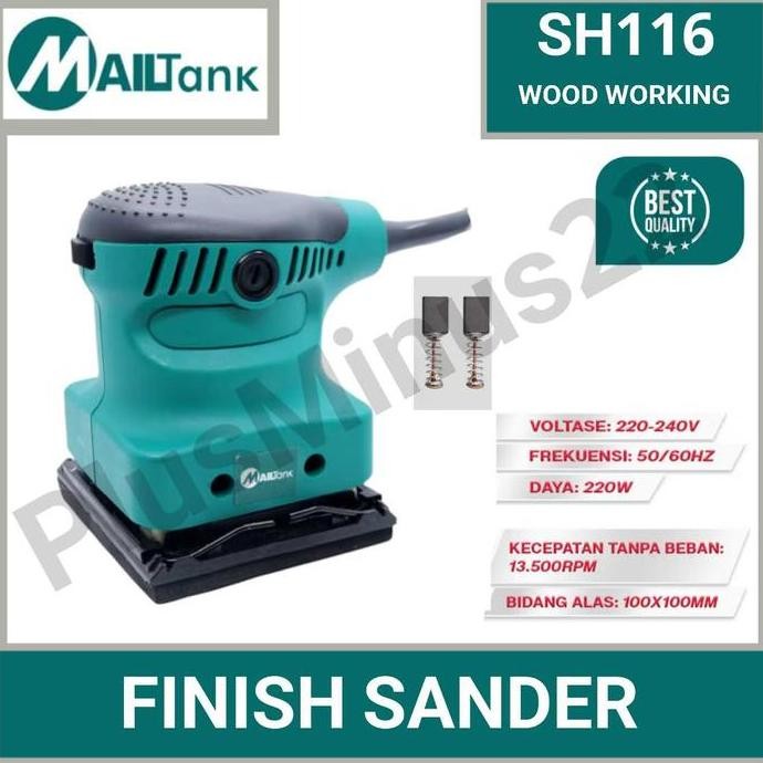 MAILTANK SH116 / MESIN AMPLAS KAYU TEMBOK / ELEKTRIK SANDER / MESIN AMPLAS ELEKTRIK SANDER MESIN AMP