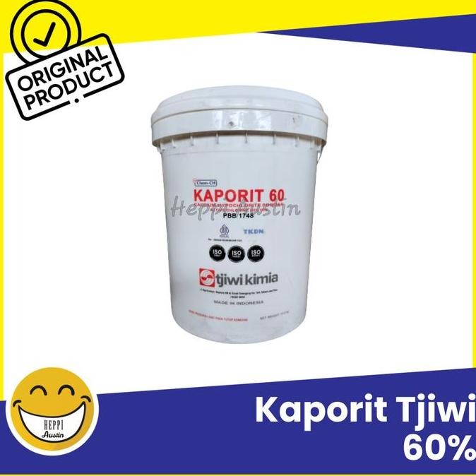 Kaporit 60% /Calcium Hypochlorite Bubuk 1 KG