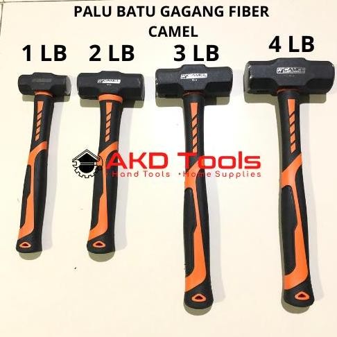 Palu Batu Gagang Fiber 1 LB 'CAMEL' | Palu Bogem Bodem 1LB