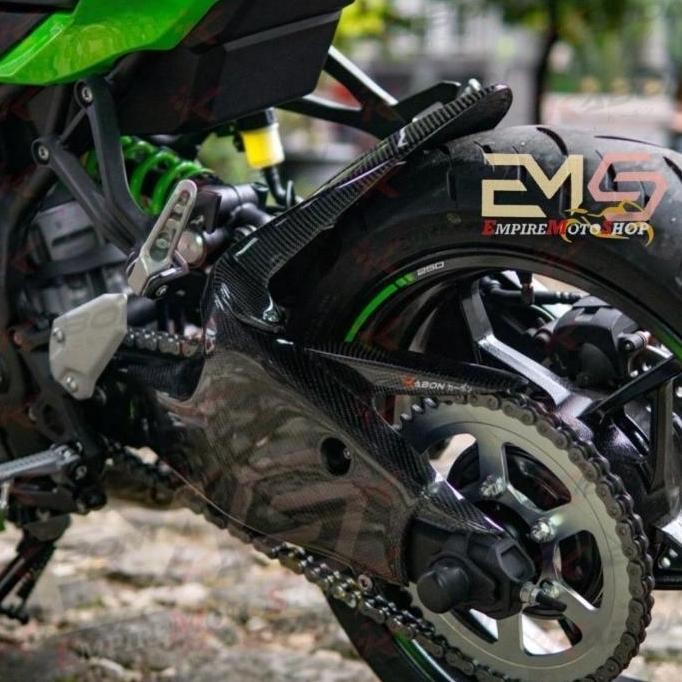 Kabon Spakbor Hugger ZX25 R ZX 25 R ZX25R ZX4 RR Cover Swing Arm Model ZX6 ZX636 Carbon Kevlar