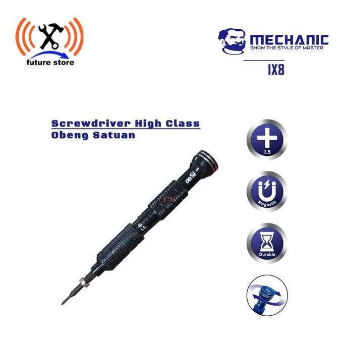 MECHANIC IX8 Obeng Satuan - Screwdriver High Class Torx T6 Original Logam