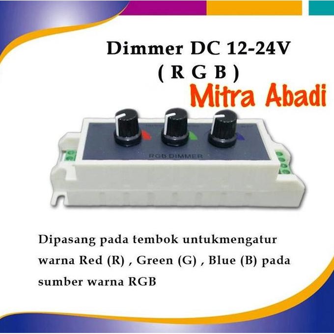 Dimmer DC 12-24V RGB