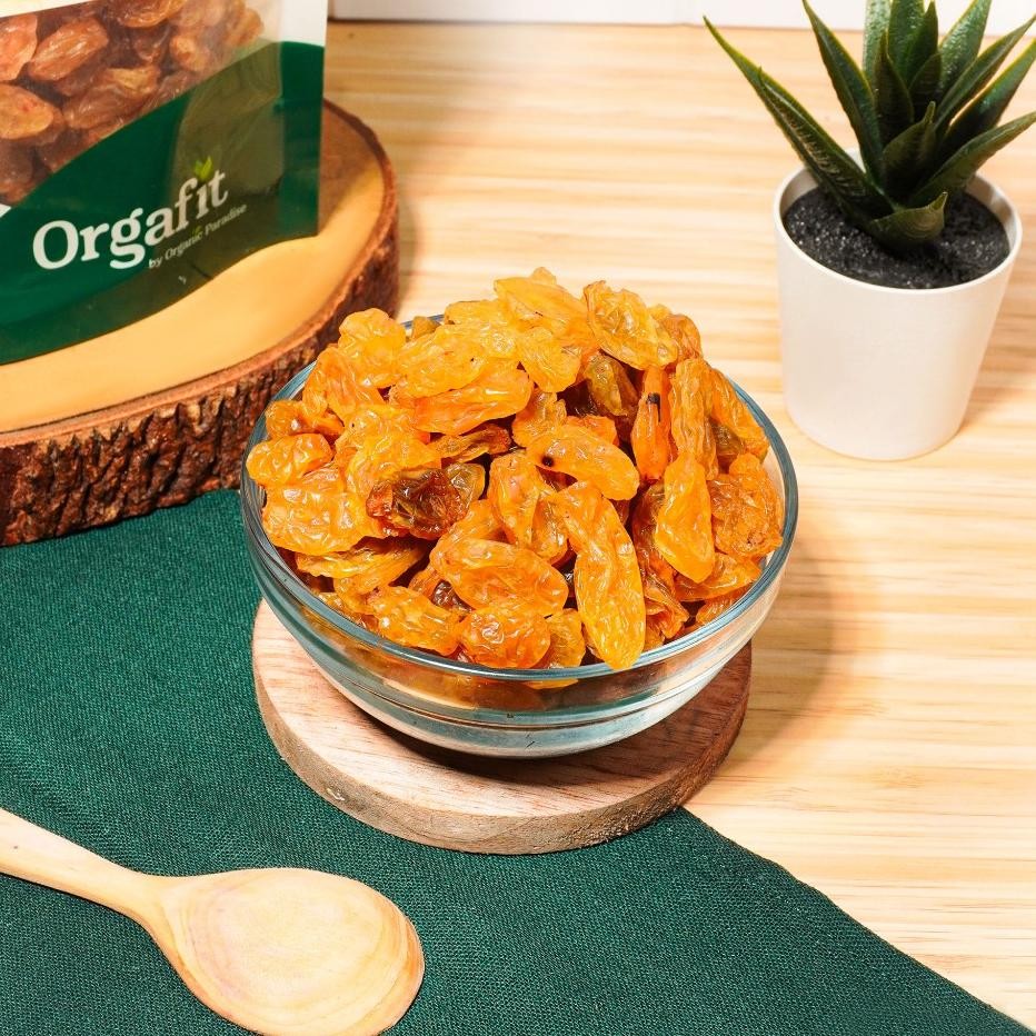 

Organic Paradise Golden Raisin Gram Kismis Kuning Gold Raisin Gram