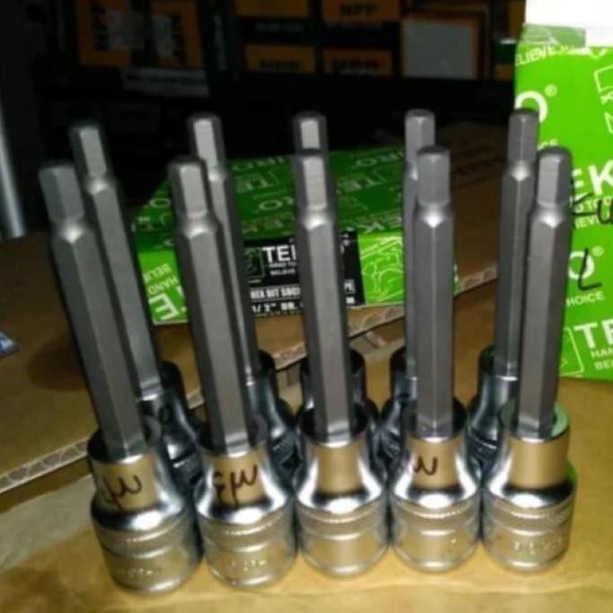 Kunci Mata Soket L Ketok L4 ~ L12 mm 1/2" inch DR / Hex bakyda 9796ls