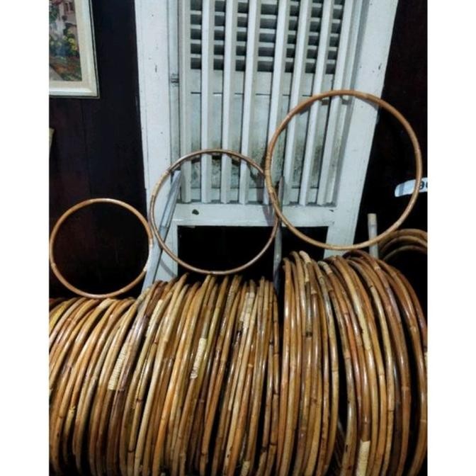 Holahop Hulahop Hullahop Holahoop Rotan Asli Diameter 60-80Cm