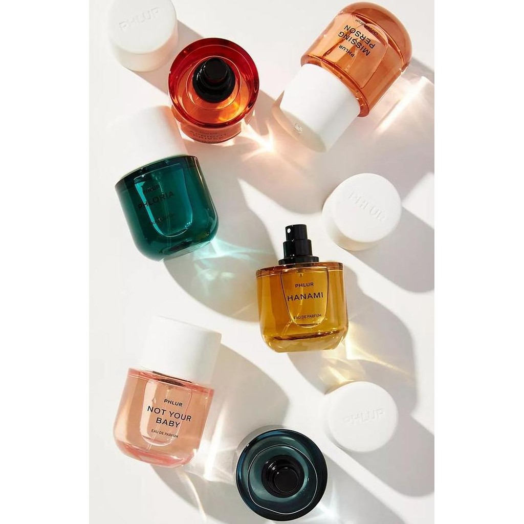 phlur perfume decant somebody wood missing person phloria