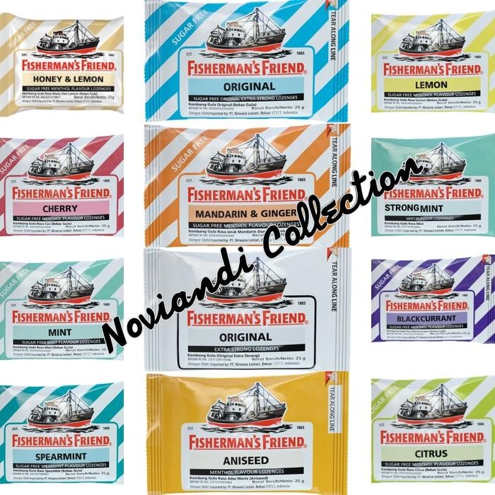 

New Permen Fishermans Friend 25gram / 25gr / Fisherman 25