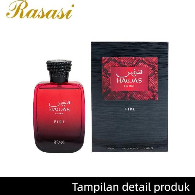 Rasasi Official Store/Rasasi Hawas Fire EDP 100ml/rasasi hawas ice/rasasi hawas for him/rasasi daare