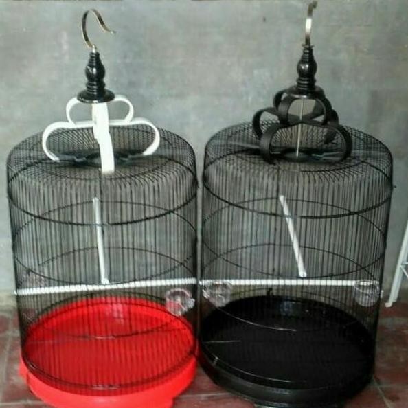 Kandang Burung Besi Bulat Jumbo Diameter 42Cm