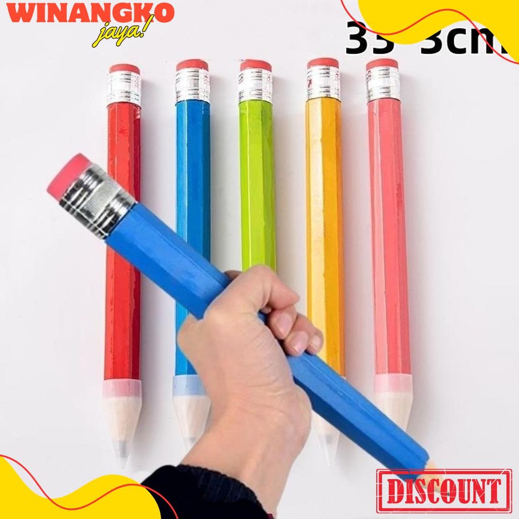 

Bliss 33 Cm Pensil Jumbo Besar Mainan Pencil Pensil Jumbo Hiasan Photo Kado Alat Tulis Anak-Anak Terlengkap Dan Termurah