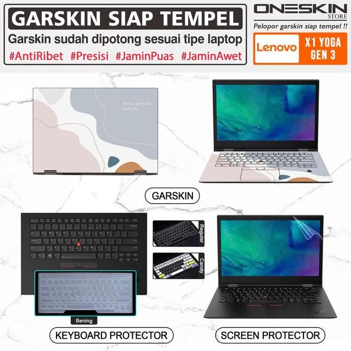 Promo Garskin Lenovo Thinkpad X1 Yoga Gen 3 Keyboard Screen Protector Laptop