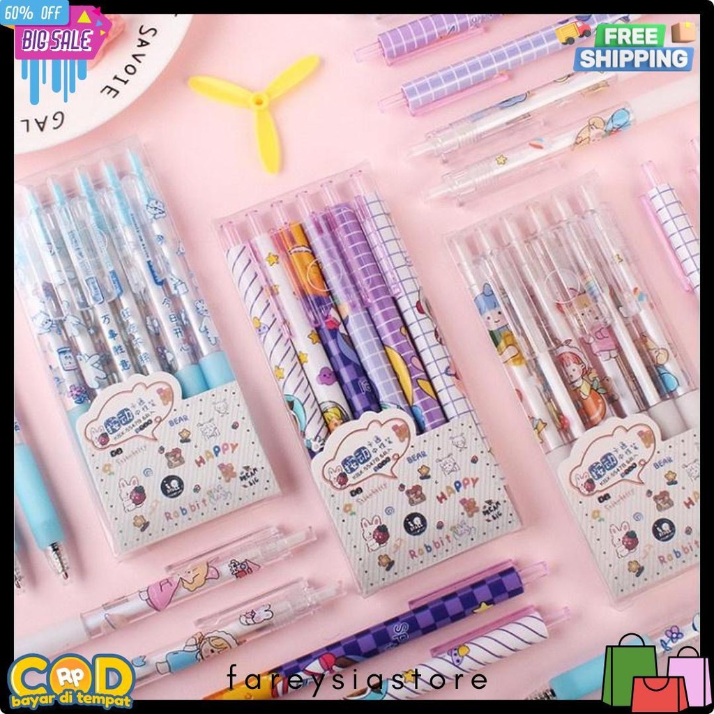 

Moka 6Pcs Pulpen Gel Mekanik 0.5Mm / Ballpoint Mekanik Mkp139 Terlengkap Dan Termurah