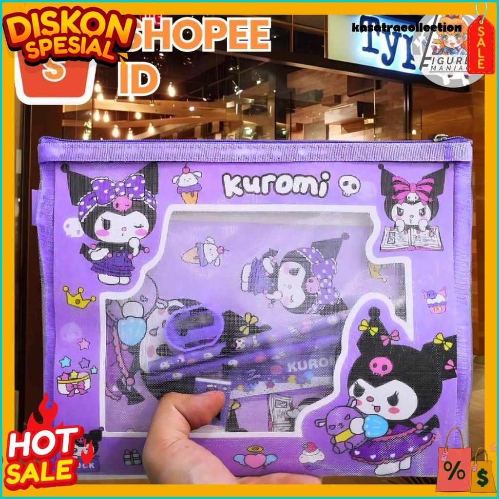 

[Fm] - Paket Stationery Set / Atk Set Kotak Pensil Sanrio Premium Edition Diskon Setengah Harga