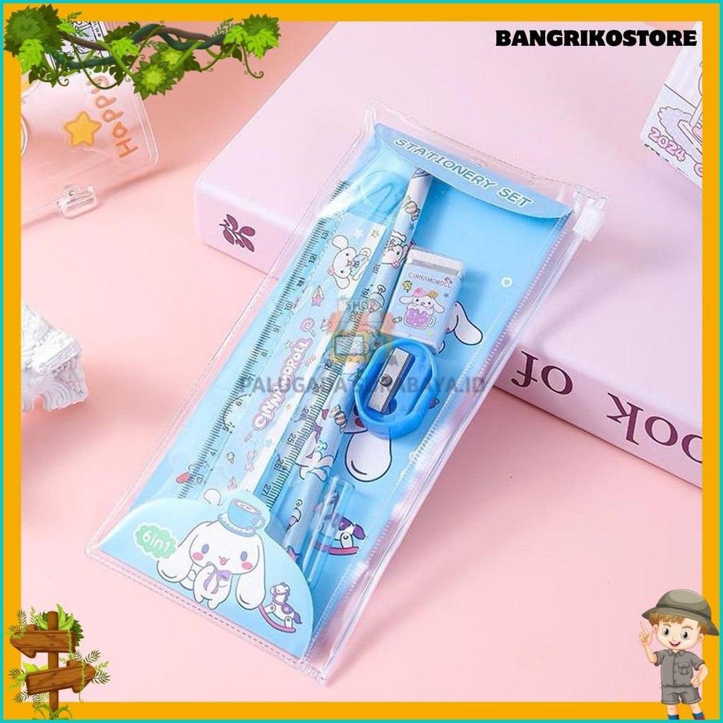 

Pgs Alat Tulis Sekolah Set 5 In 1 Motif Sanrio Labubu Pouch Souvenir Hadiah Anak Terlaris! Produk Ini Banyak Dicari