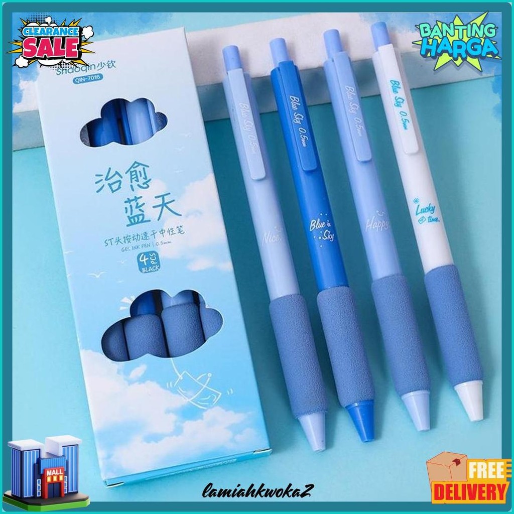 

Set Pulpen Pen Gel 4 Pcs / Mekanik Motif Cartoon / Pulpen Gel Mekanik Lucu / Pulpen Aesthetic Flash Sale! Diskon Hingga 70%