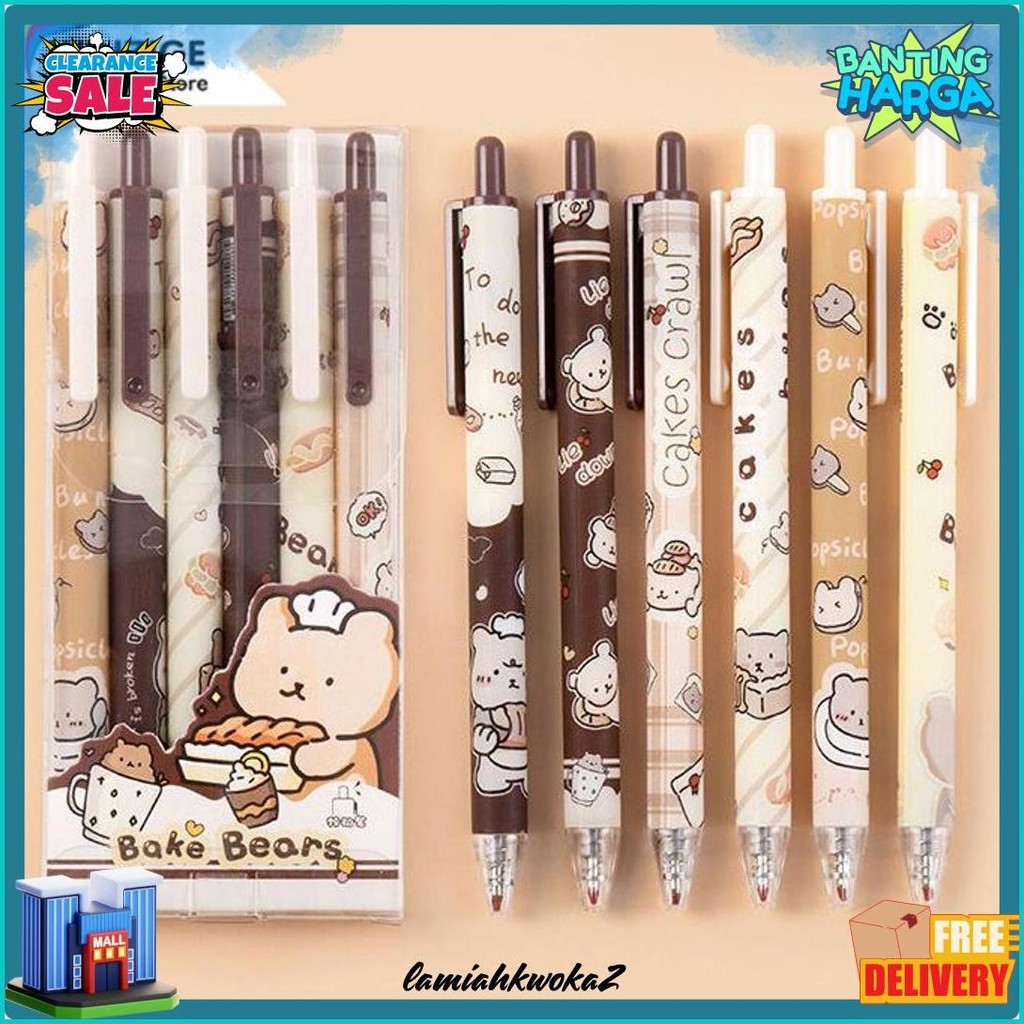 

Winzige 6Pcs Pulpen Gel Set 0.5Mm Pena Pen Pulpen Aesthetic Gel Pen Pulpen 1 Pack Mekanik Pulpen Tinta Hitam Alat Tulis Stationery Bulpen Bolpen Pink School Study Stuff Terlaris! Produk Ini Banyak Dicari