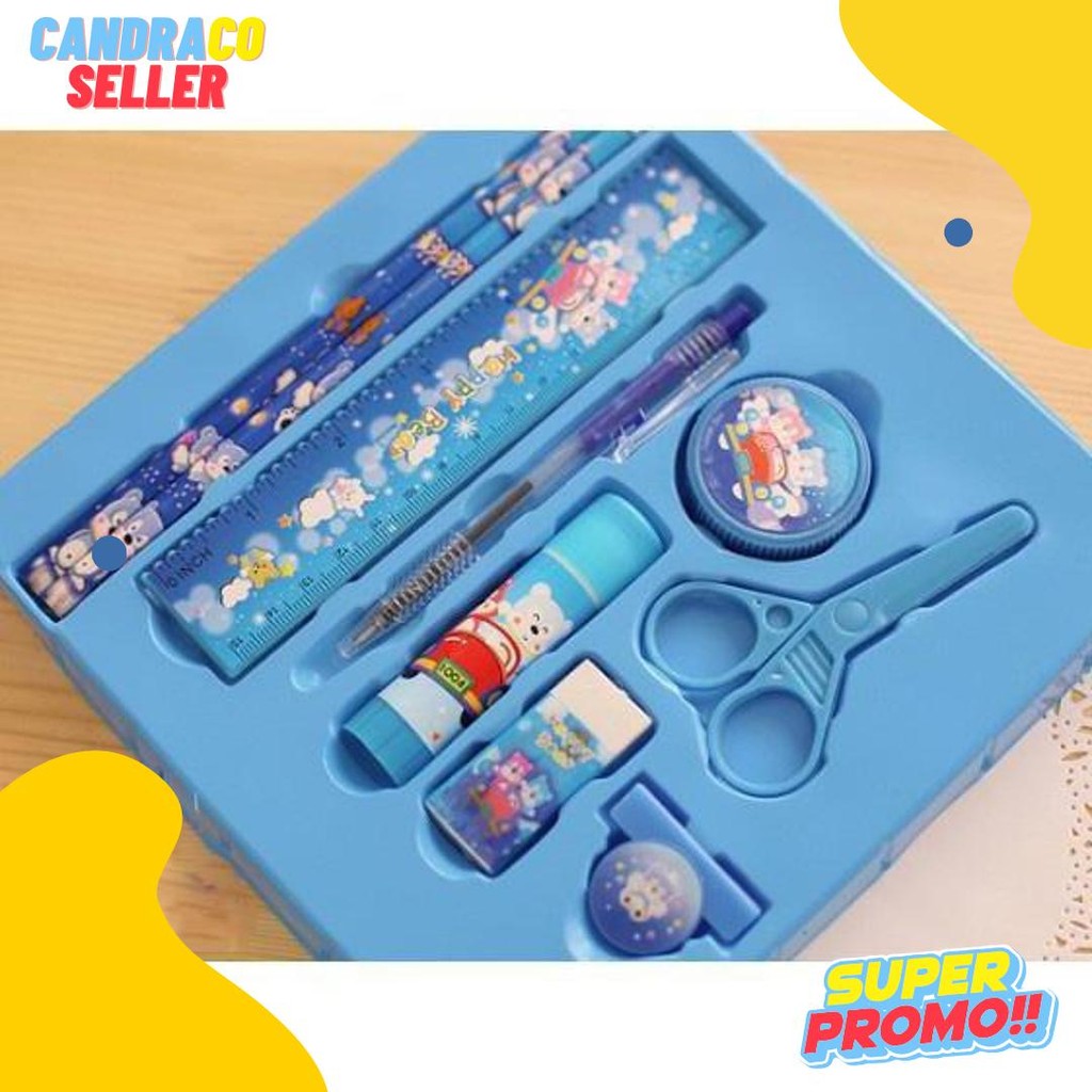 

2009 Pencil Set 9 In 1 Alat Tulis Sekolah Anak Lengkap Terlaris! Produk Ini Banyak Dicari