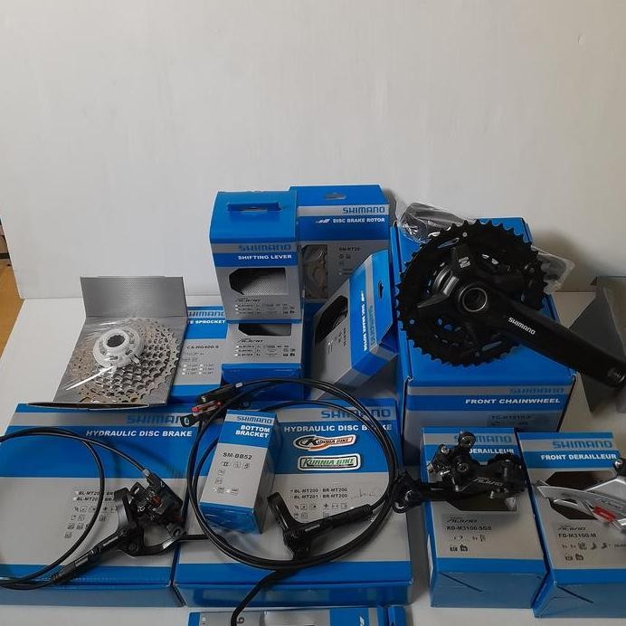 ready groupset shimano alivio 3x9 speed