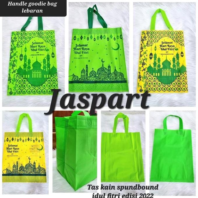 

:::::::] TAS SPUNDBOND PARCEL GOODIE BAG IDUL FITRI UKURAN 30X40 25X35 38X45