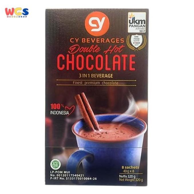 

CY Choco Double Hot Chocolate 3 in 1 Box - Minuman Cokelat Instan Praktis Termurah